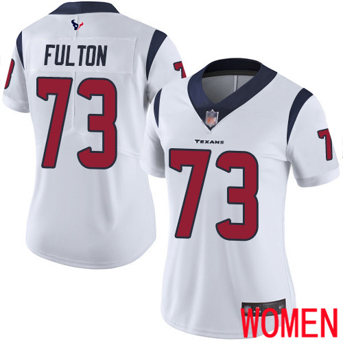 Houston Texans Limited White Women Zach Fulton Road Jersey NFL Football #73 Vapor Untouchable->women nfl jersey->Women Jersey
